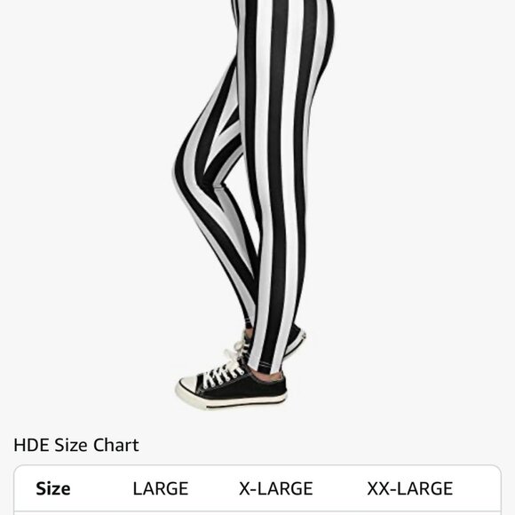 HDE Pants - Black and White Leggings